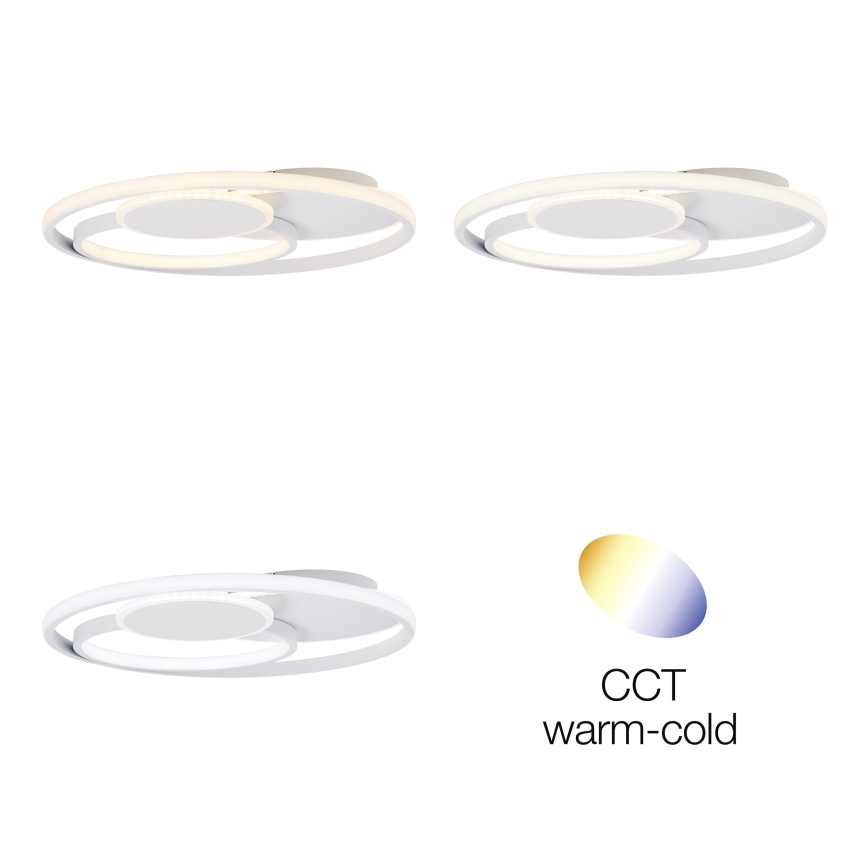 Brilliant - LED Dimmable φωτιστικό οροφής RUNDA LED/50W/230V 3000-6500K λευκό + τηλεχειριστήριο