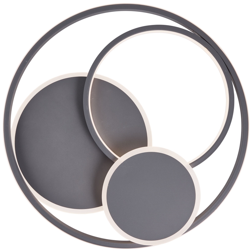 Brilliant - LED Dimmable φωτιστικό οροφής RUNDA LED/50W/230V 3000-6500K μαύρο + τηλεχειριστήριο