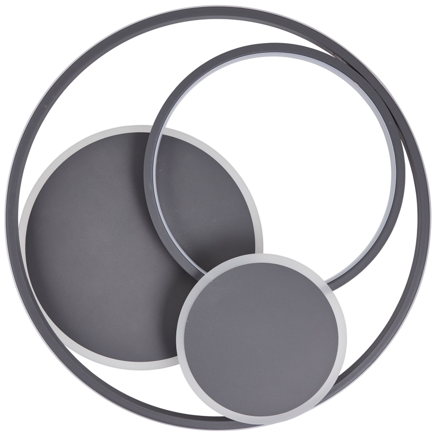 Brilliant - LED Dimmable φωτιστικό οροφής RUNDA LED/50W/230V 3000-6500K μαύρο + τηλεχειριστήριο