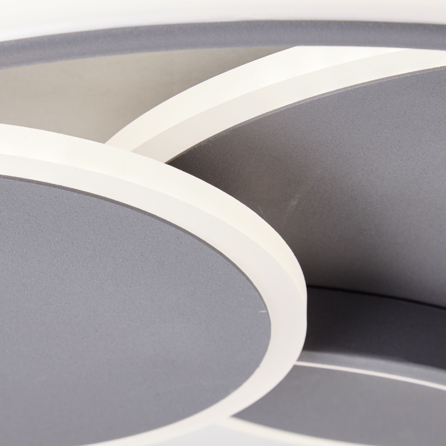 Brilliant - LED Dimmable φωτιστικό οροφής RUNDA LED/50W/230V 3000-6500K μαύρο + τηλεχειριστήριο