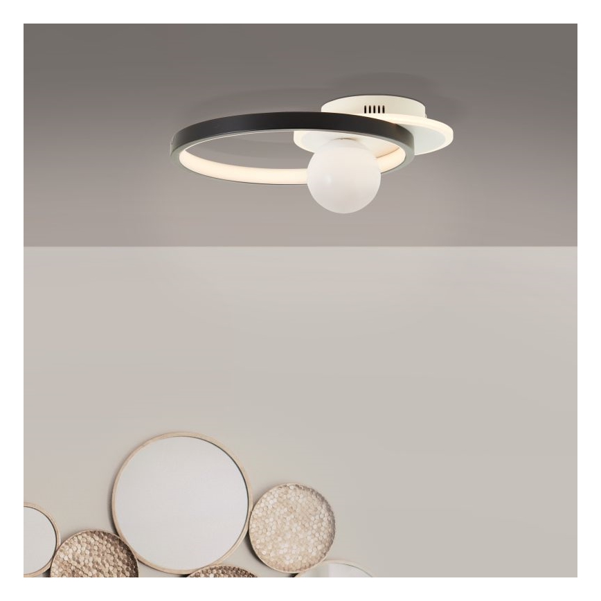 Brilliant - LED Dimmable φωτιστικό οροφής ATLANTA LED/24W/230V μαύρο/λευκό