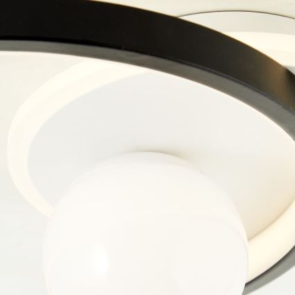 Brilliant - LED Dimmable φωτιστικό οροφής ATLANTA LED/24W/230V μαύρο/λευκό