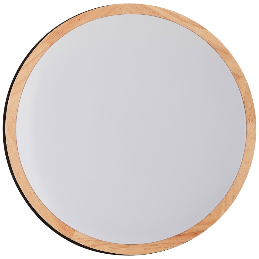 Brilliant - LED Dimmable φωτιστικό οροφής BAARLO LED/24W/230V διάμετρος 35 cm μαύρο/καουτσουκόδεντρο - FSC πιστοποιημένο