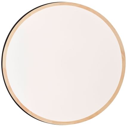 Brilliant - LED Dimmable φωτιστικό οροφής BAARLO LED/36W/230V 3000-6500K διάμετρος 50 cm μαύρο/καουτσουκόδεντρο + τηλεχειριστήριο - FSC πιστοποιημένο