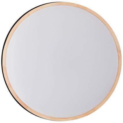 Brilliant - LED Dimmable φωτιστικό οροφής BAARLO LED/36W/230V 3000-6500K διάμετρος 50 cm μαύρο/καουτσουκόδεντρο + τηλεχειριστήριο - FSC πιστοποιημένο
