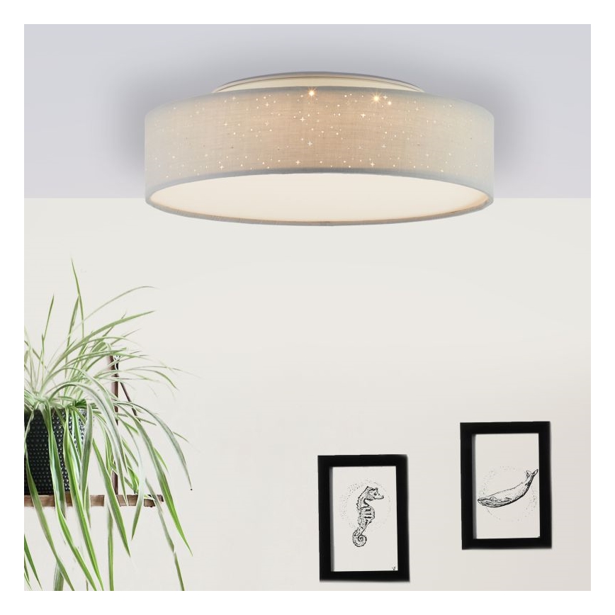 Brilliant - LED Dimmable φωτιστικό οροφής BASKA LED/12W/230V διάμετρος 38 cm 3000K