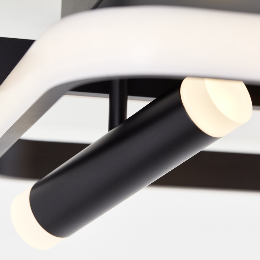 Brilliant - LED Dimmable φωτιστικό οροφής DALIDA LED/54W/230V 3000-6500K 45,2x66 cm μαύρο + τηλεχειριστήριο