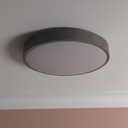 Brilliant - LED Dimmable φωτιστικό οροφής FILIZ LED/24W/230V διάμετρος 38,5 cm γκρι