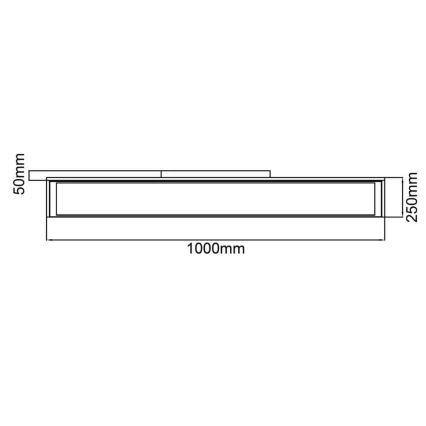 Brilliant - LED Dimmable φωτιστικό οροφής FLAT LED/32W/230V 2700-6500K + τηλεχειριστήριο