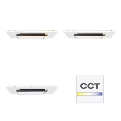 Brilliant - LED Dimmable φωτιστικό οροφής HUTSON LED/60W/230V 3000-7100K 50x80 cm λευκό + τηλεχειριστήριο