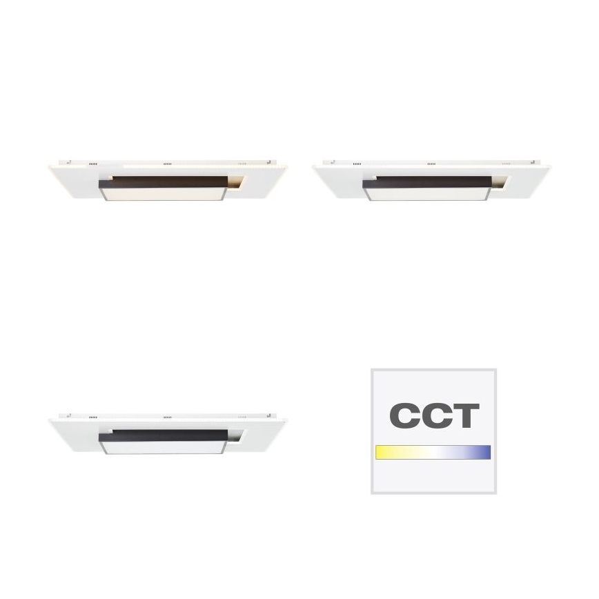 Brilliant - LED Dimmable φωτιστικό οροφής HUTSON LED/60W/230V 3000-7100K 50x80 cm λευκό + τηλεχειριστήριο
