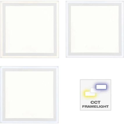 Brilliant - LED Dimmable φωτιστικό οροφής LAURICE LED/24W/230V 2700-6500K + τηλεχειριστήριο