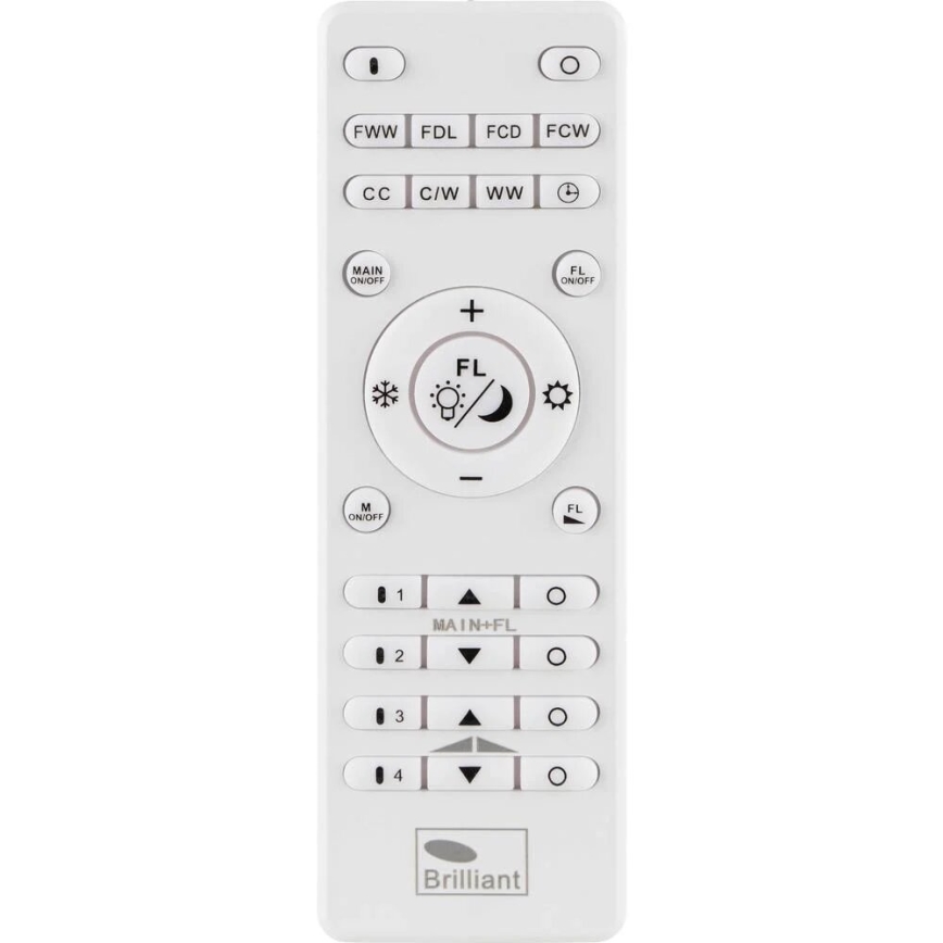 Brilliant - LED Dimmable φωτιστικό οροφής LAURICE LED/24W/230V 2700-6500K + τηλεχειριστήριο