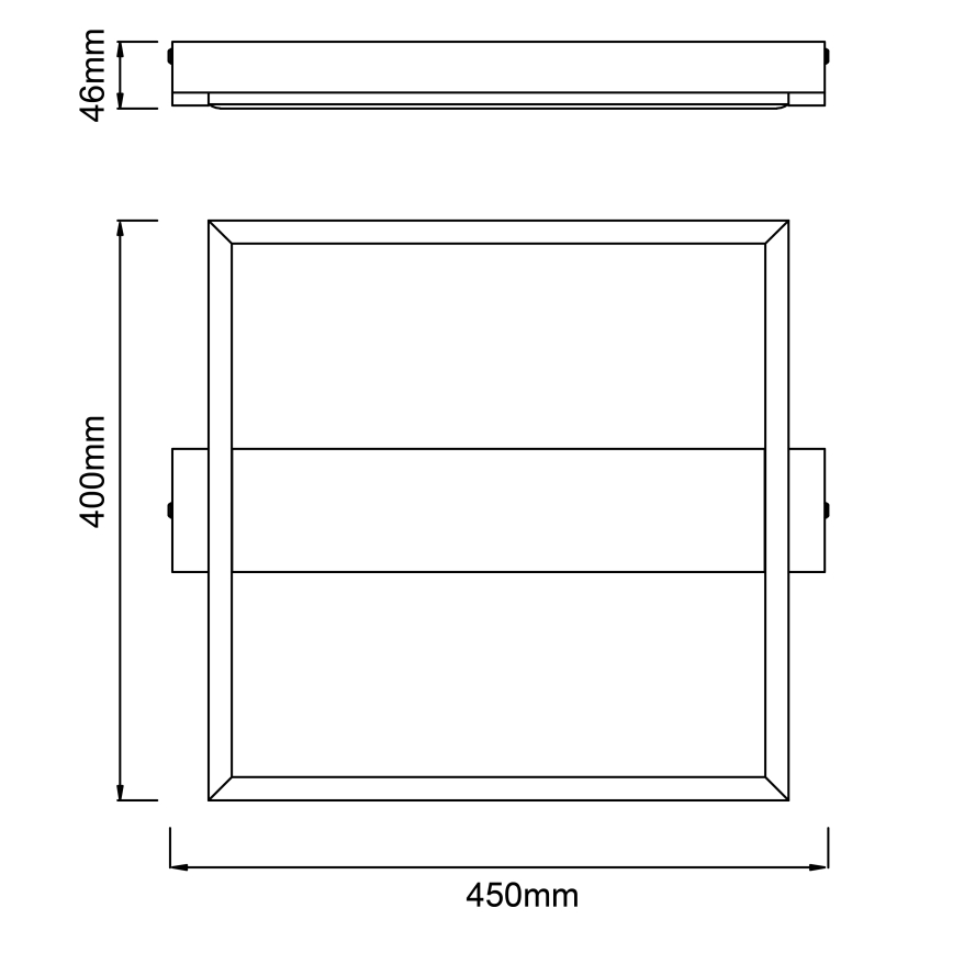 Brilliant - LED Dimmable φωτιστικό οροφής LONEOS LED/24W/230V 3000K 45x40 cm - FSC πιστοποιημένο