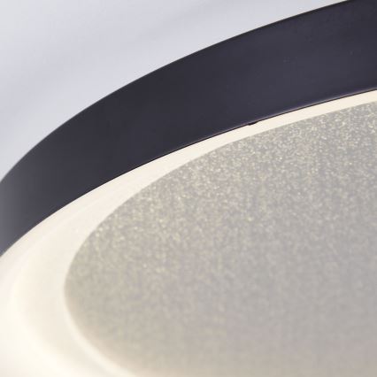 Brilliant - LED Dimmable φωτιστικό οροφής QUITO LED/30W/230V 3000K διάμετρος 42 cm μαύρο