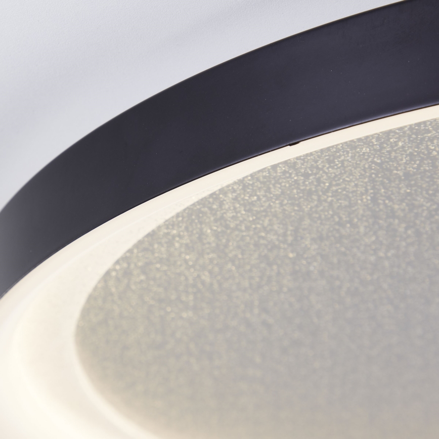 Brilliant - LED Dimmable φωτιστικό οροφής QUITO LED/30W/230V 3000K διάμετρος 42 cm μαύρο