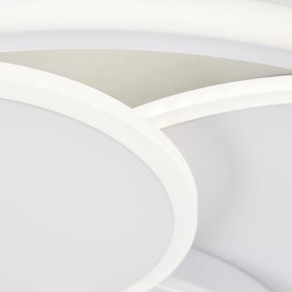 Brilliant - LED Dimmable φωτιστικό οροφής RUNDA LED/50W/230V 3000-6500K λευκό + τηλεχειριστήριο