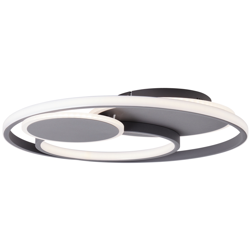 Brilliant - LED Dimmable φωτιστικό οροφής RUNDA LED/50W/230V 3000-6500K μαύρο + τηλεχειριστήριο