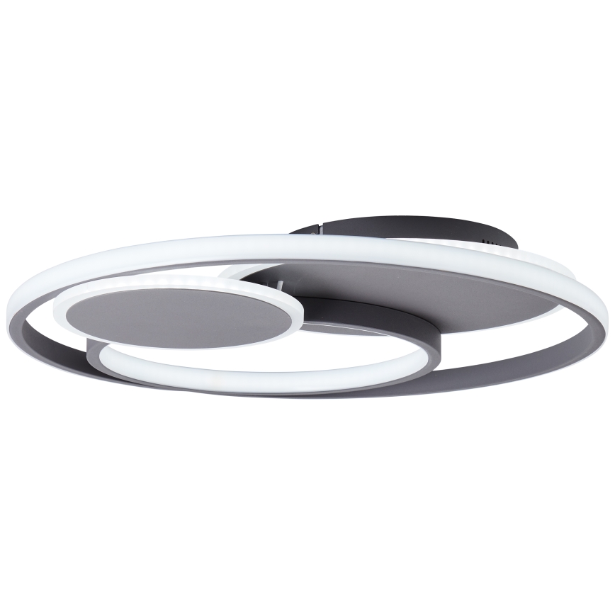 Brilliant - LED Dimmable φωτιστικό οροφής RUNDA LED/50W/230V 3000-6500K μαύρο + τηλεχειριστήριο