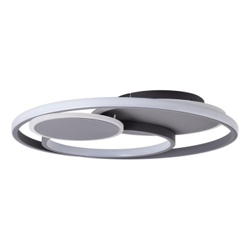 Brilliant - LED Dimmable φωτιστικό οροφής RUNDA LED/50W/230V 3000-6500K μαύρο + τηλεχειριστήριο