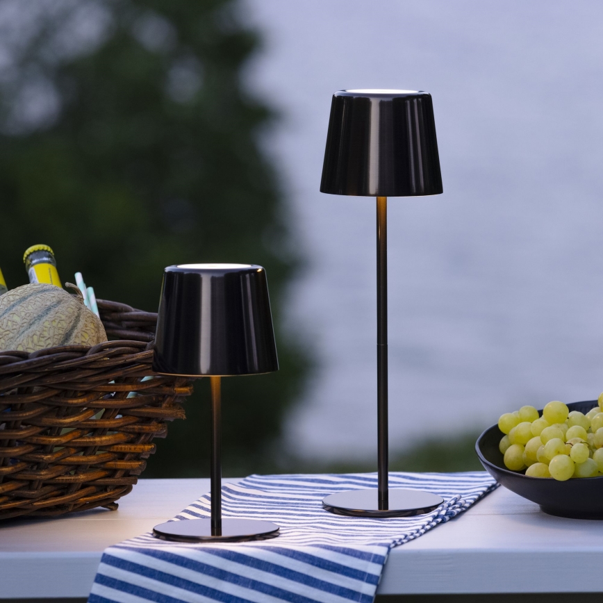 Brilliant - LED Dimming αφής Εξωτερικού χώρου φωτιστικό XAANA LED/4W/5V 3000/4000/6500K 2600 mAh IP44 μαύρο