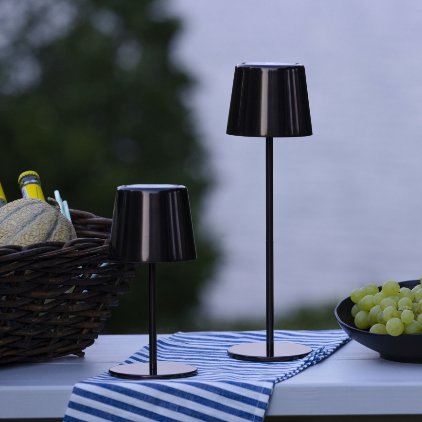 Brilliant - LED Dimming αφής Εξωτερικού χώρου φωτιστικό XAANA LED/4W/5V 3000/4000/6500K 2600 mAh IP44 μαύρο