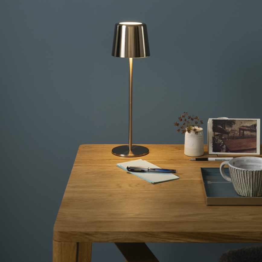 Brilliant - LED Dimming αφής Εξωτερικού χώρου φωτιστικό XAANA LED/4W/5V 3000/4000/6500K 2600 mAh IP44 χρυσό