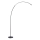 Brilliant - LED Dimming αφής επιδαπέδιο φωτιστικό BOW LED/14W/230V 3000/4000/6500K μαύρο