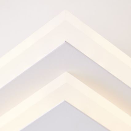 Brilliant - LED Dimmable φωτιστικό οροφής IORGO LED/40W/230V 3000K 43,5x43,5 cm λευκό/μαύρο