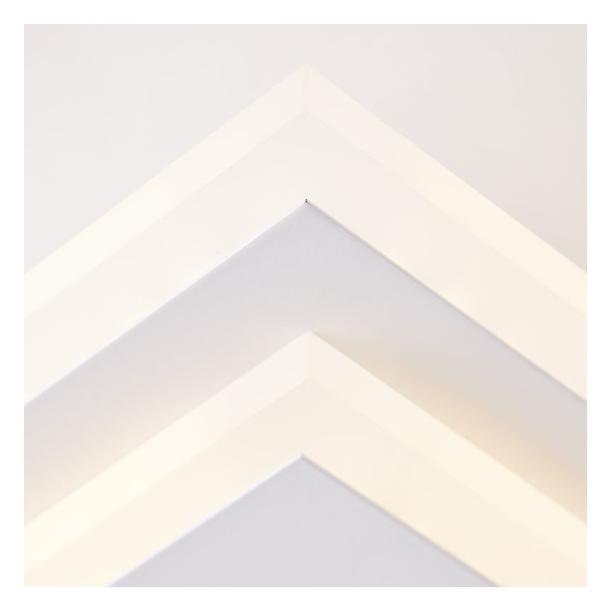 Brilliant - LED Dimmable φωτιστικό οροφής IORGO LED/40W/230V 3000K 43,5x43,5 cm λευκό/μαύρο