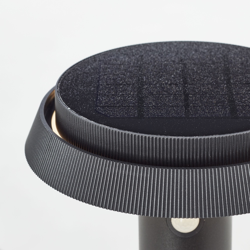 Brilliant - Ηλιακό φωτιστικό LED με αισθητήρα ALVERO LED/4W/3,7V 2000 mAh 70 cm IP44 μαύρο