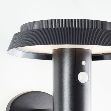 Brilliant - Ηλιακό επιτοίχιο φωτιστικό LED με αισθητήρα ALVERO LED/4W/3,7V 2000 mAh IP44