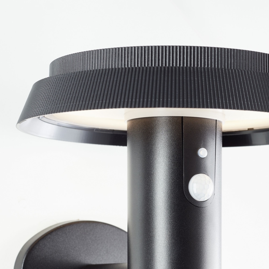 Brilliant - Ηλιακό επιτοίχιο φωτιστικό LED με αισθητήρα ALVERO LED/4W/3,7V 2000 mAh IP44