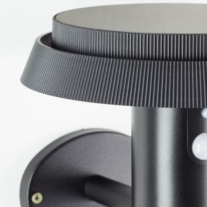 Brilliant - Ηλιακό επιτοίχιο φωτιστικό LED με αισθητήρα ALVERO LED/4W/3,7V 2000 mAh IP44