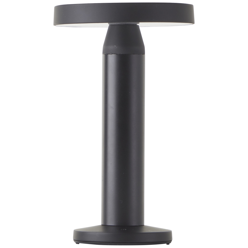 Brilliant - Ηλιακό επιτραπέζιο φωτιστικό LED με ρύθμιση φωτεινότητας και αφής MAGUA LED/2W/3,7V 2000 mAh IP44 μαύρο