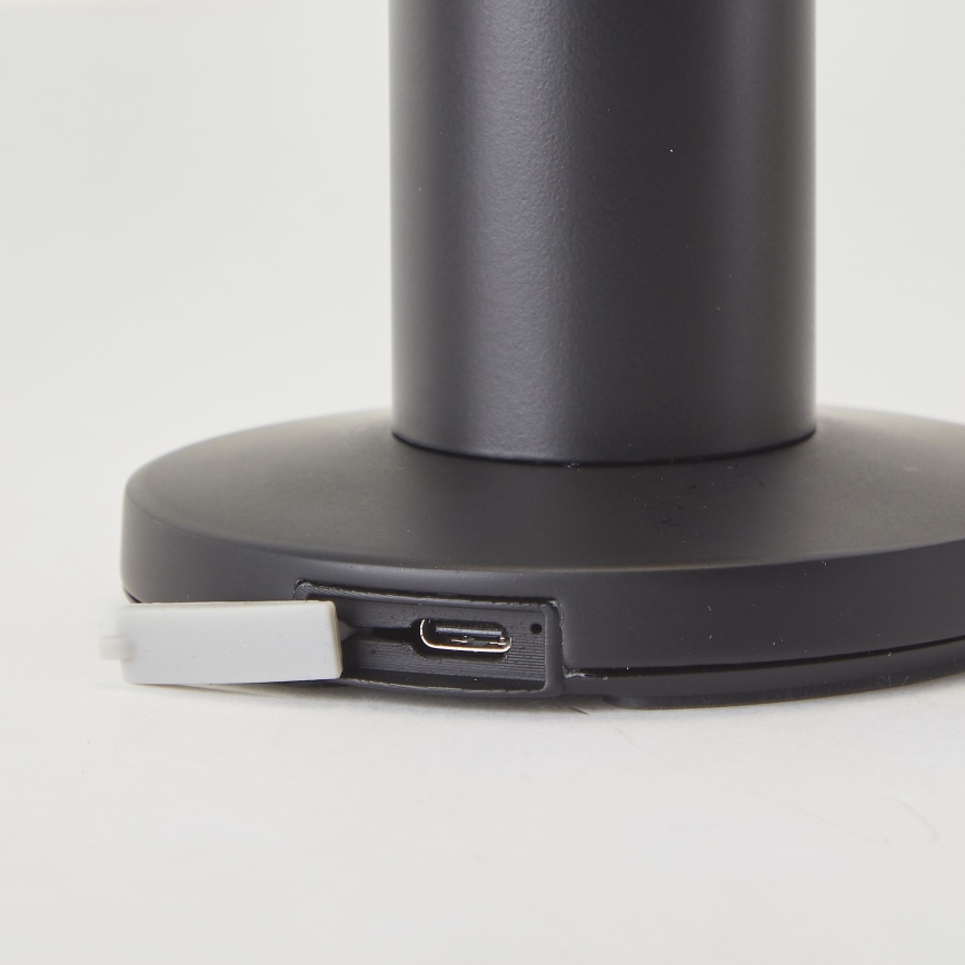 Brilliant - Ηλιακό επιτραπέζιο φωτιστικό LED με ρύθμιση φωτεινότητας και αφής MAGUA LED/2W/3,7V 2000 mAh IP44 μαύρο