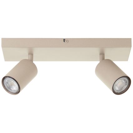 Brilliant - LED σποτ φωτιστικό JELLO 2xGU10/5W/230V μπεζ