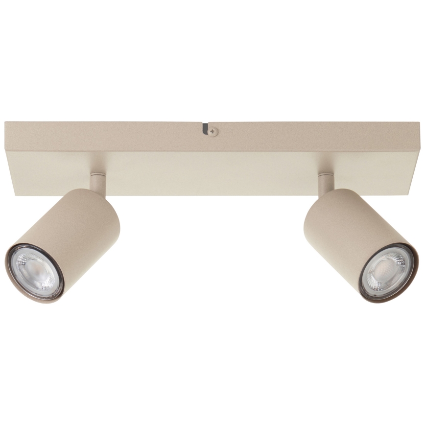 Brilliant - LED σποτ φωτιστικό JELLO 2xGU10/5W/230V μπεζ