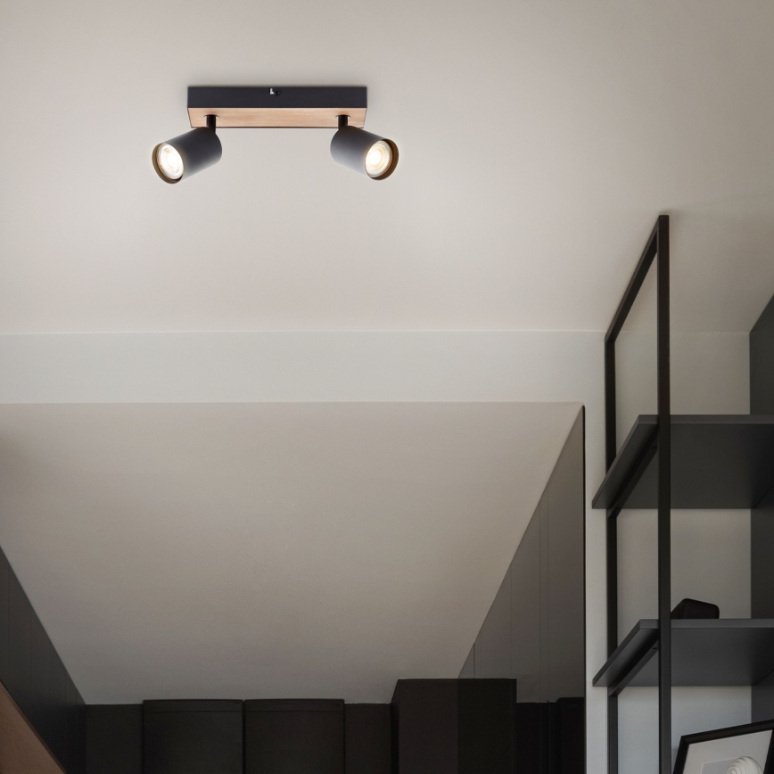 Brilliant - LED Σποτ JELLO 2xGU10/4,5W/230V πεύκο