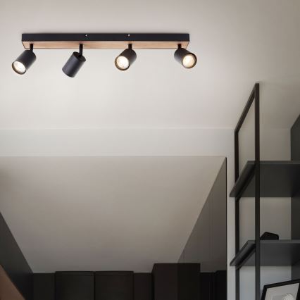 Brilliant - LED Σποτ JELLO 4xGU10/4,5W/230V πεύκο