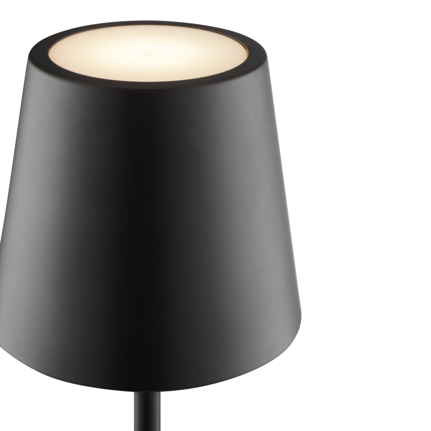 Brilliant - Ρυθμιζόμενη LED επαναφορτιζόμενη επιτραπέζια εξωτερική λάμπα αφής ELORA LED/2,5W/5V 2700K 2600 mAh IP44 μαύρη