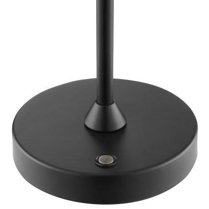 Brilliant - Ρυθμιζόμενη LED επαναφορτιζόμενη επιτραπέζια εξωτερική λάμπα αφής ELORA LED/2,5W/5V 2700K 2600 mAh IP44 μαύρη