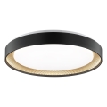 Brilliant - LED Ρυθμιζόμενο Φωτιστικό Οροφής WALDO LED/36W/230V 3000-6500K Ø 48,5 cm μαύρο/χρυσό + τηλεχειριστήριο