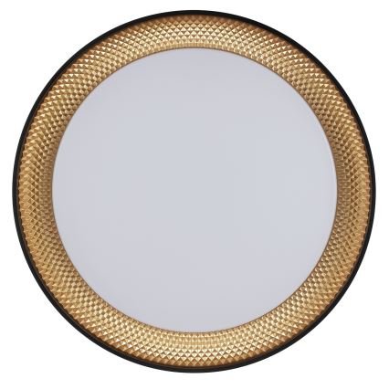 Brilliant - LED Ρυθμιζόμενο Φωτιστικό Οροφής WALDO LED/36W/230V 3000-6500K Ø 48,5 cm μαύρο/χρυσό + τηλεχειριστήριο
