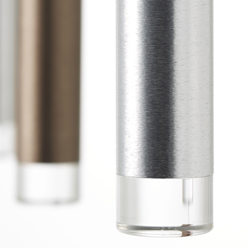 Brilliant - Ρυθμιζόμενο LED κρεμαστό φωτιστικό σε καλώδιο CEMBALO LED/32W/230V ματ χρώμιο/μαύρο/καφέ