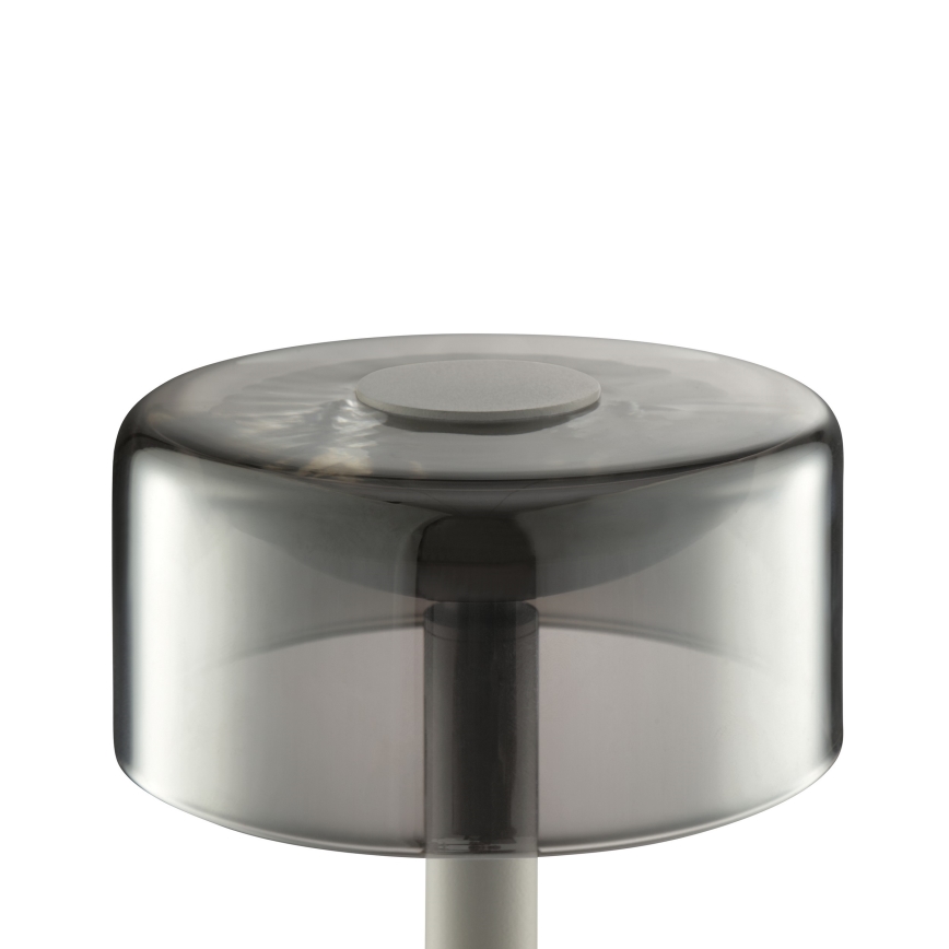 Brilliant - Ρυθμιζόμενο επαναφορτιζόμενο επιτραπέζιο εξωτερικό LED φωτιστικό αφής RAZOR LED/2,5W/5V 2700K 2600 mAh IP44 γκρι