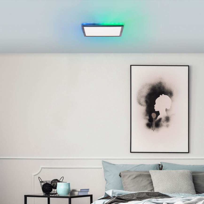 Brilliant - LED RGBW Dimmable φωτιστικό οροφής SALTERY LED/20W/230V 3000-6500 + τηλεχειριστήριο