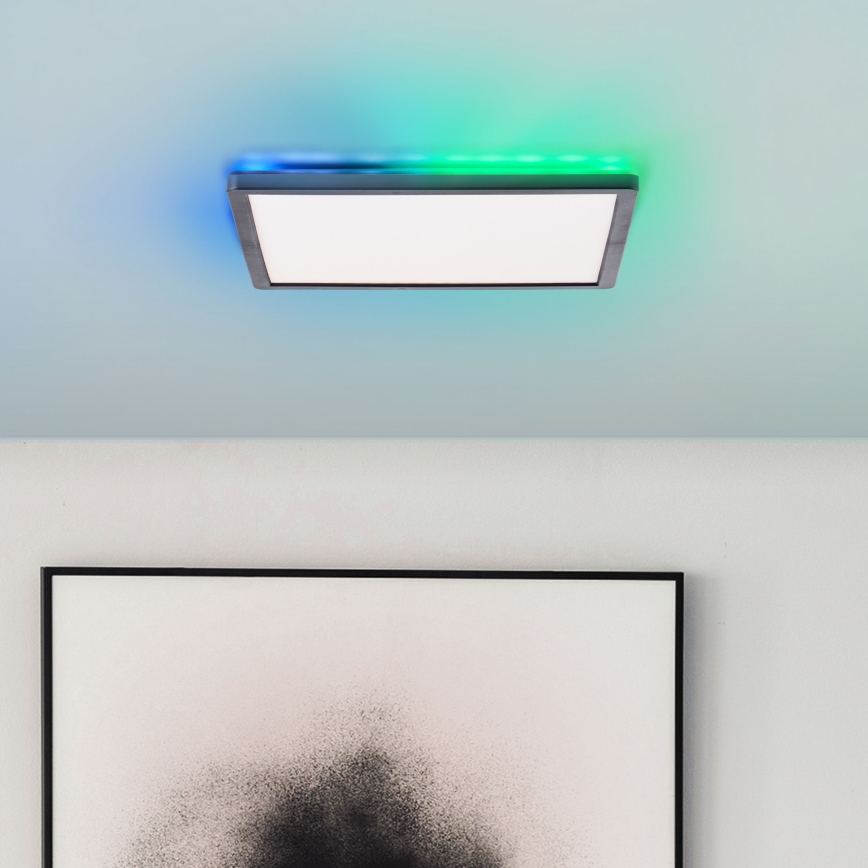Brilliant - LED RGBW Dimmable φωτιστικό οροφής SALTERY LED/20W/230V 3000-6500 + τηλεχειριστήριο