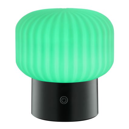 Brilliant - LED RGBW ρυθμιζόμενη επαναφορτιζόμενη επιτραπέζια εξωτερική λάμπα με έλεγχο αφής SARASTRO LED/3W/5V 2700K 1800 mAh IP44 λευκή