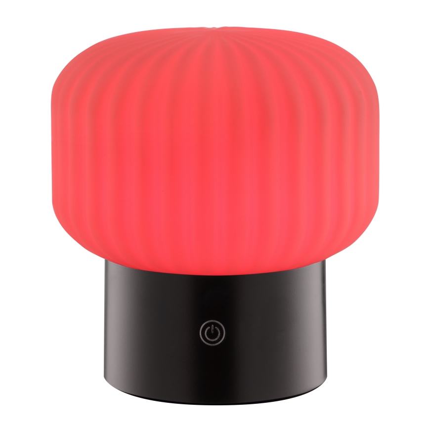 Brilliant - LED RGBW ρυθμιζόμενη επαναφορτιζόμενη επιτραπέζια εξωτερική λάμπα με έλεγχο αφής SARASTRO LED/3W/5V 2700K 1800 mAh IP44 λευκή